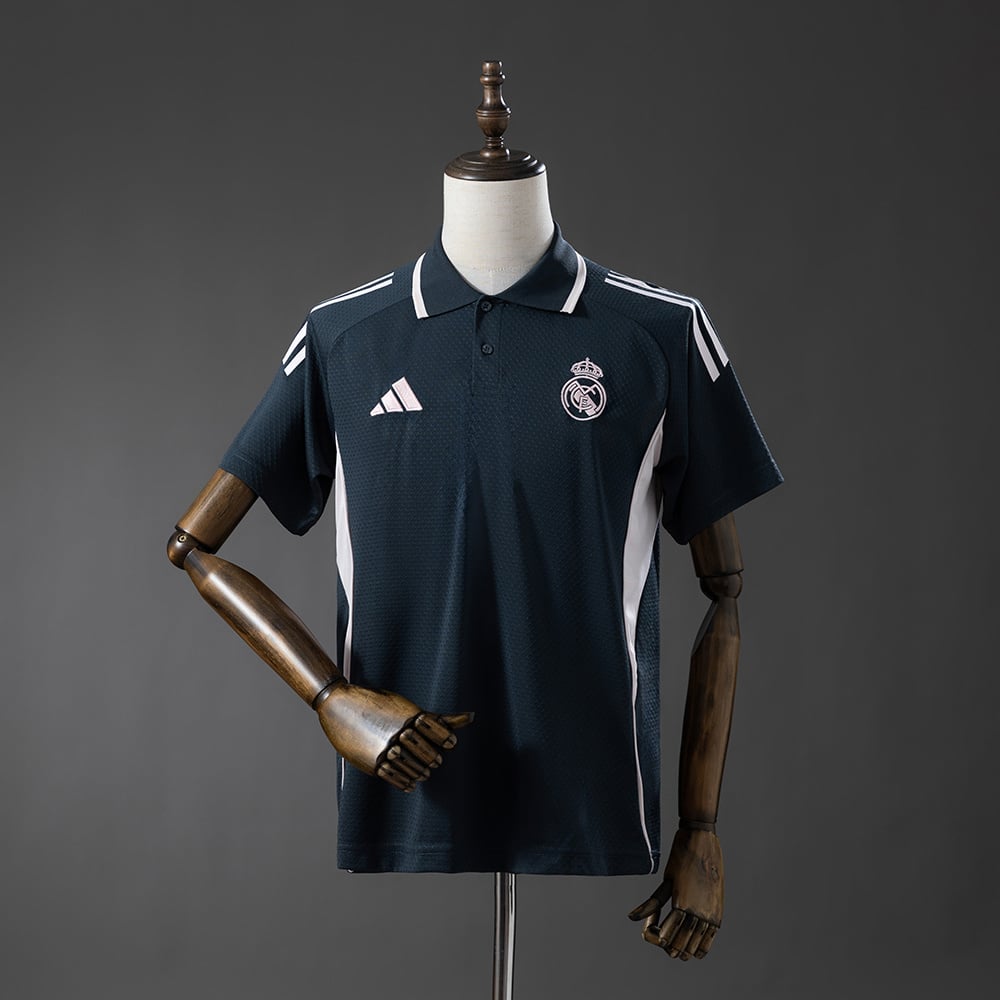 Polo Real Madrid 2025/26 preto  - Vista 1