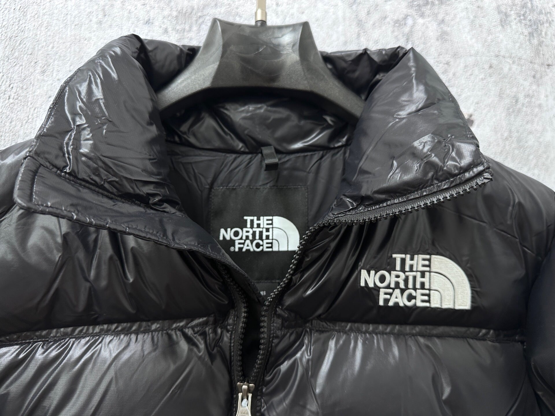 The North Face classic mulher 700 preto brilhante - Vista 3