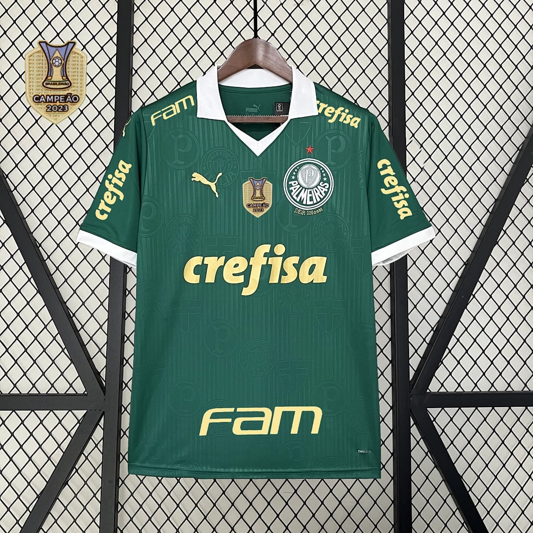 Camisola Principal do Palmeiras 2024/2025 Todos Patrocinadores - Vista 1