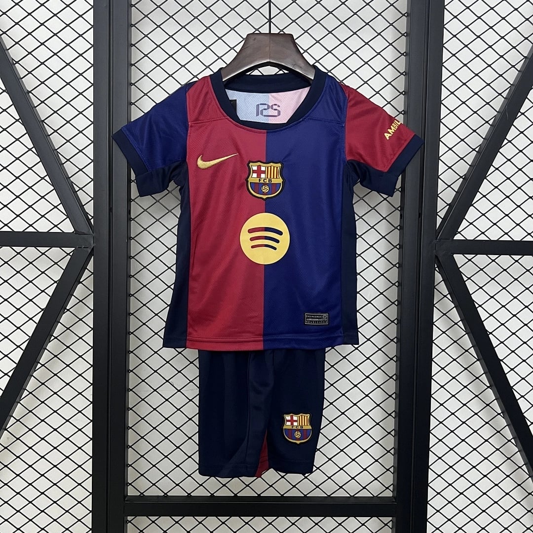Kit Crianca FC Barcelona Principal 2024/2025 - Vista 1