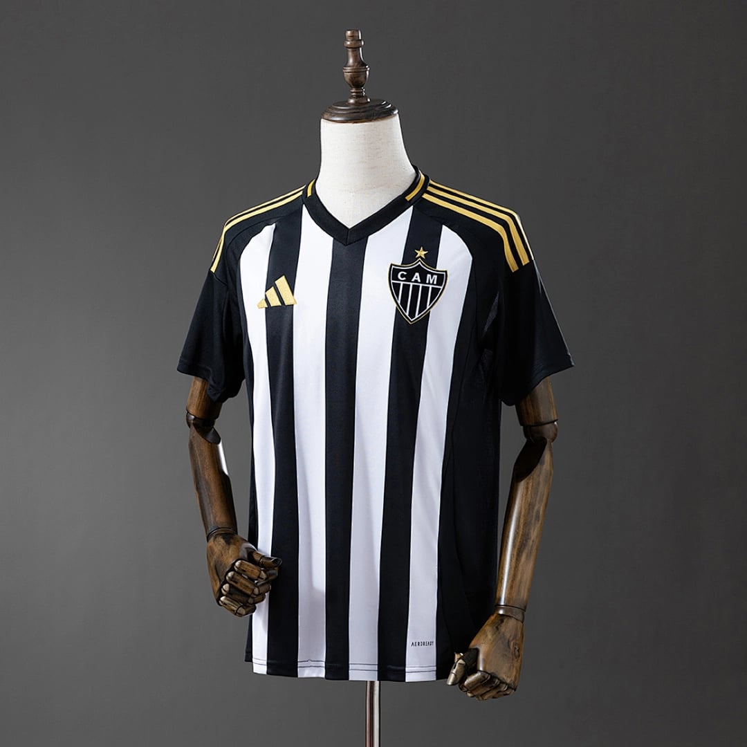 Camisola Principal do Atletico Mineiro 2025/2026 Todos Patrocinadores - Vista 1