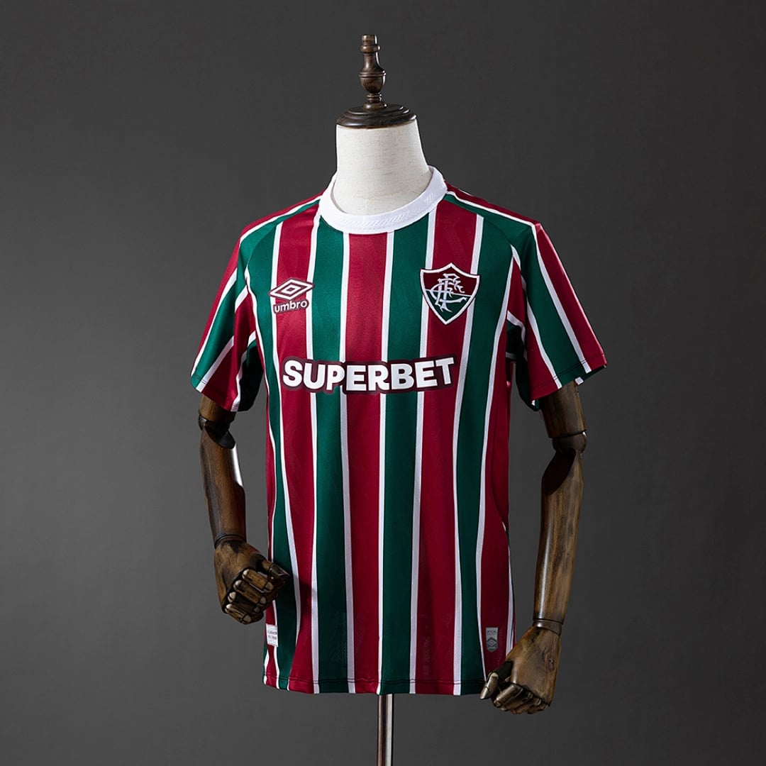 Camisola Principal do Fluminense 2025/2026 Todos Patrocinadores - Vista 1