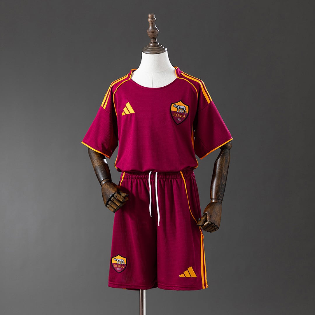 Kit Crianca AS Roma Principal 2025/2026 - Vista 1