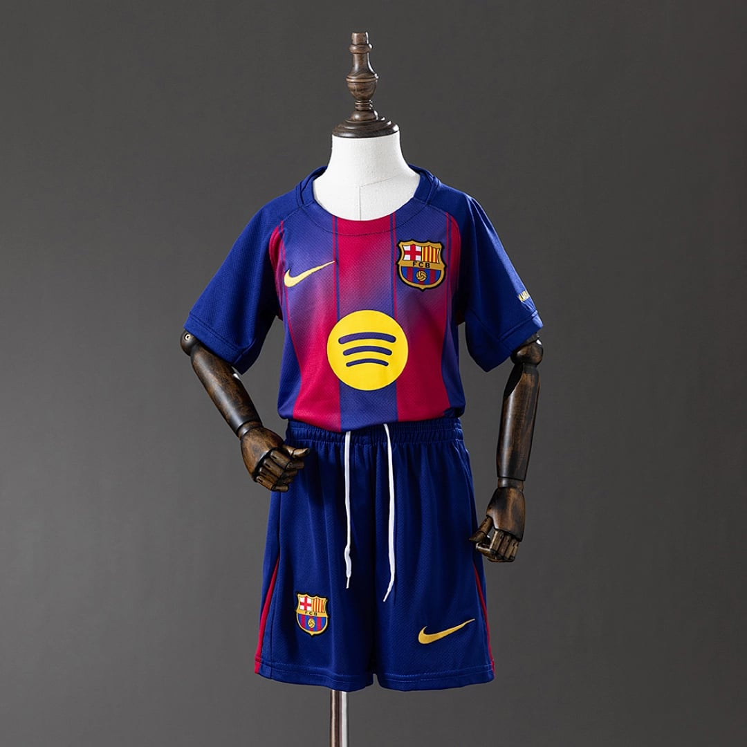 Kit Crianca FC Barcelona Principal 2025/2026 - Vista 1