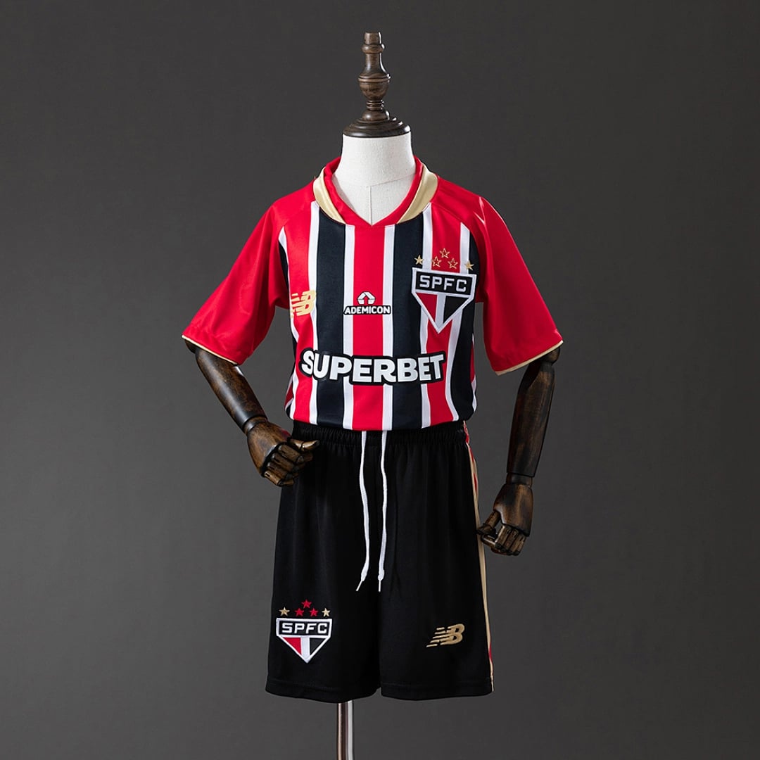 Kit Crianca Sao Paulo FC Alternativa 2025/2026 - Vista 1