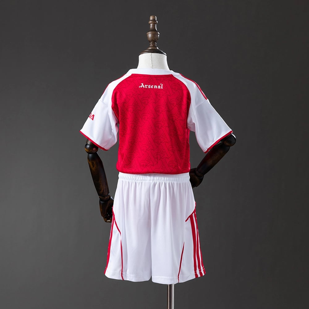 Kit Criança Arsenal principal 2025/26 - Vista 2