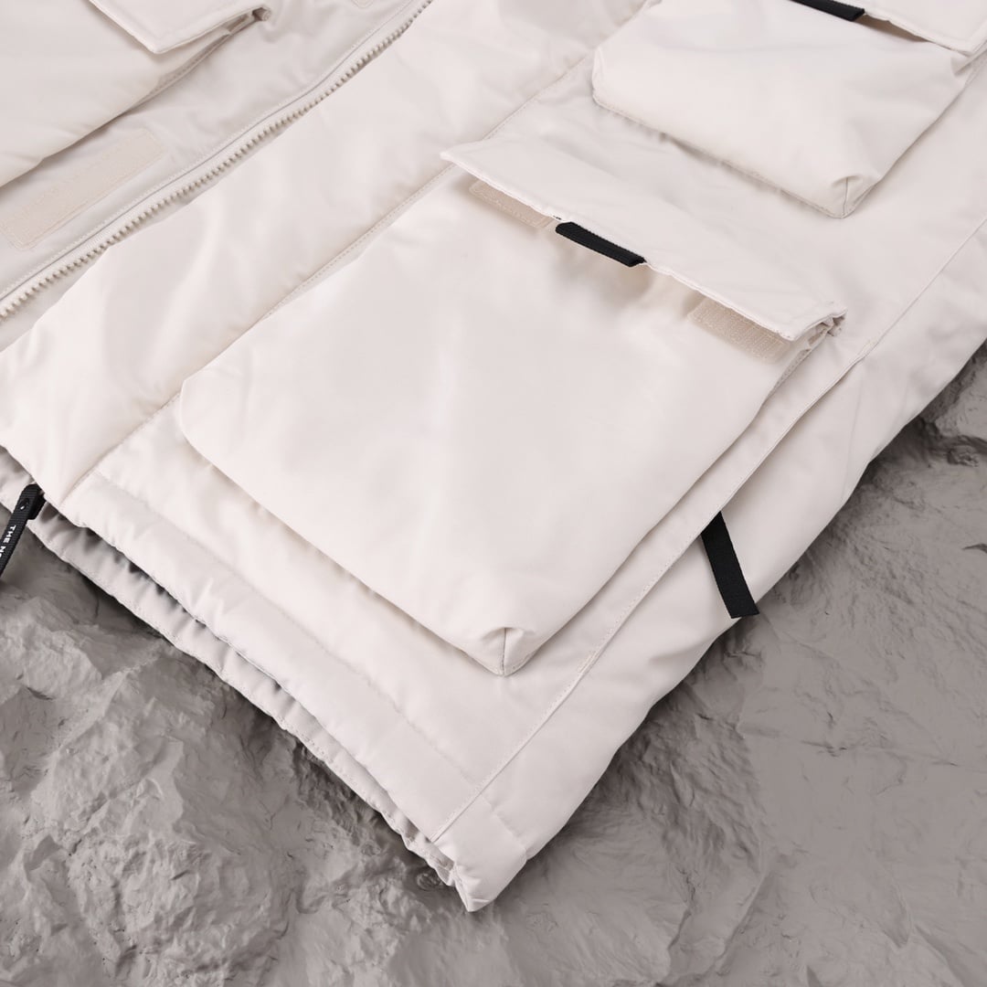 The North Face parka branco - Vista 7