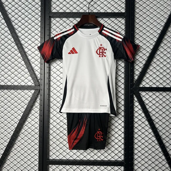 Flamengo Kids Away Kit 2025/26 - Vista 1