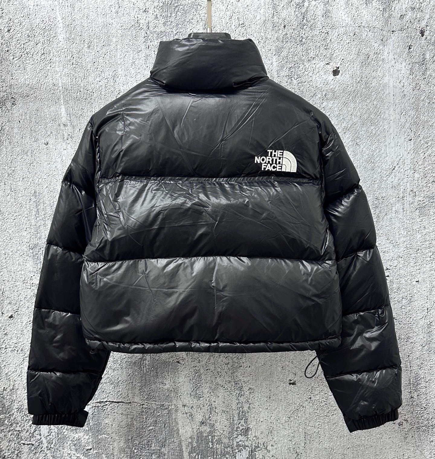 The North Face classic mulher 700 preto brilhante - Vista 2