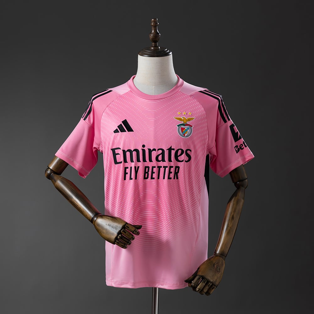 Camisola Benfica Guarda-Redes Cor-de-Rosa 2025/26 - Vista 1