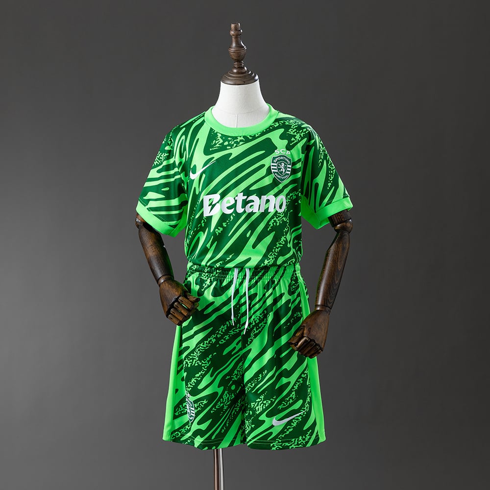 Kit Criança Guarda-Redes Sporting CP 2025/26 - Verde - Vista 1