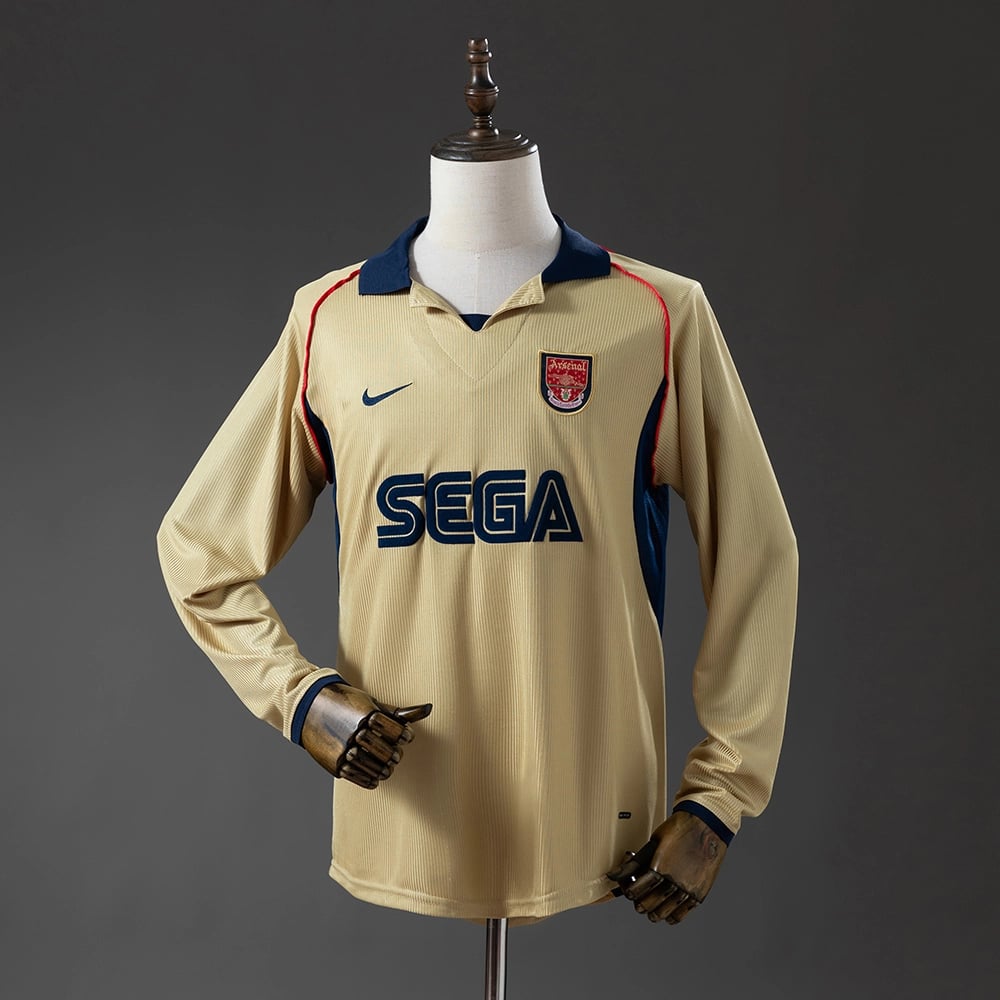 Camisola Arsenal 2001/02 Alternativa Manga Comprida Retro - Vista 1
