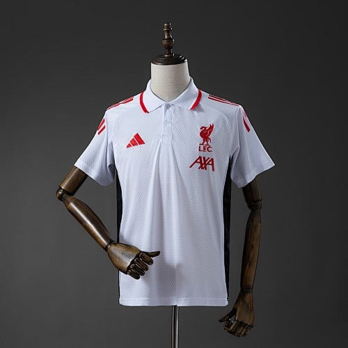 Polo branco Liverpool 2025/26 - Vista 1