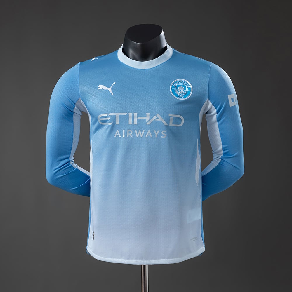 Camisola Manchester City 2026/2027 Principal Versão Jogador Manga Comprida - Vista 1