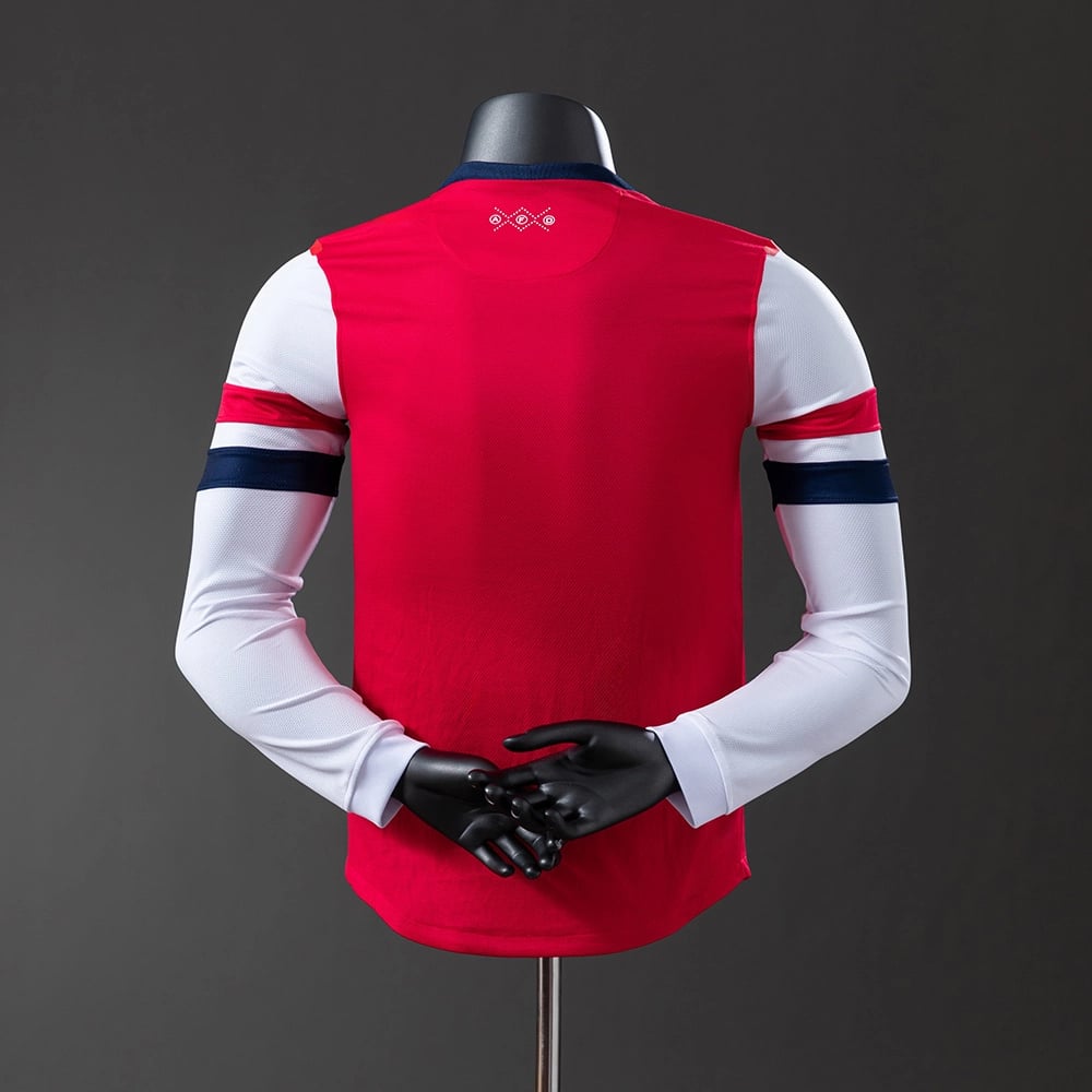 Camisola Arsenal 2012/13 Principal Manga Comprida Retro Versão Jogador - Vista 2