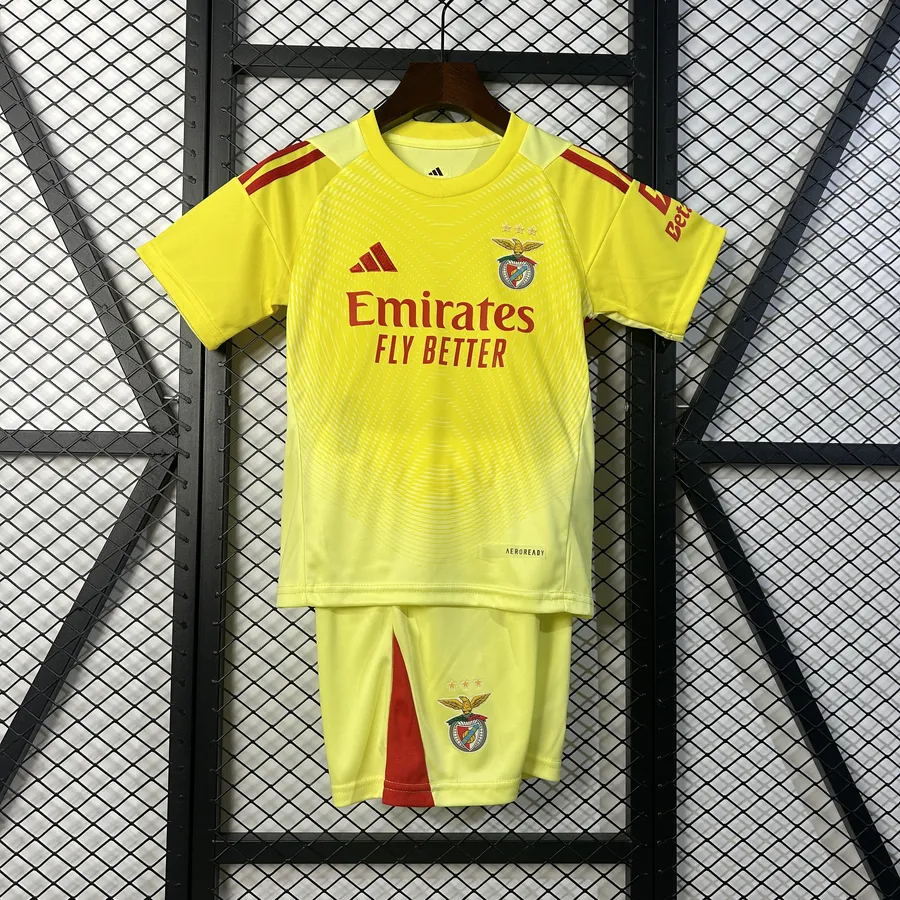 SL Benfica Kids Goalkeeper Kit 2025/26 - Vista 1