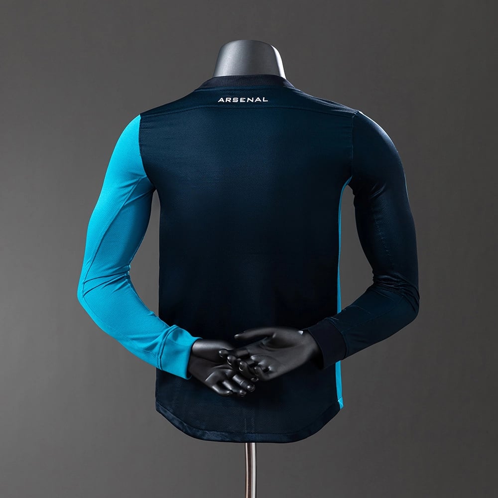 Camisola Arsenal 2011/12 Alternativa Manga Comprida Retro Versão Jogador - Vista 2