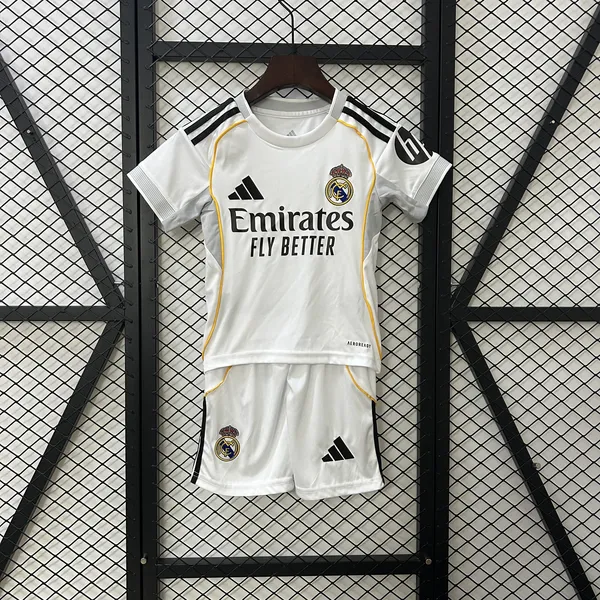 Real Madrid Kids Home Kit 2025/26 - Vista 1