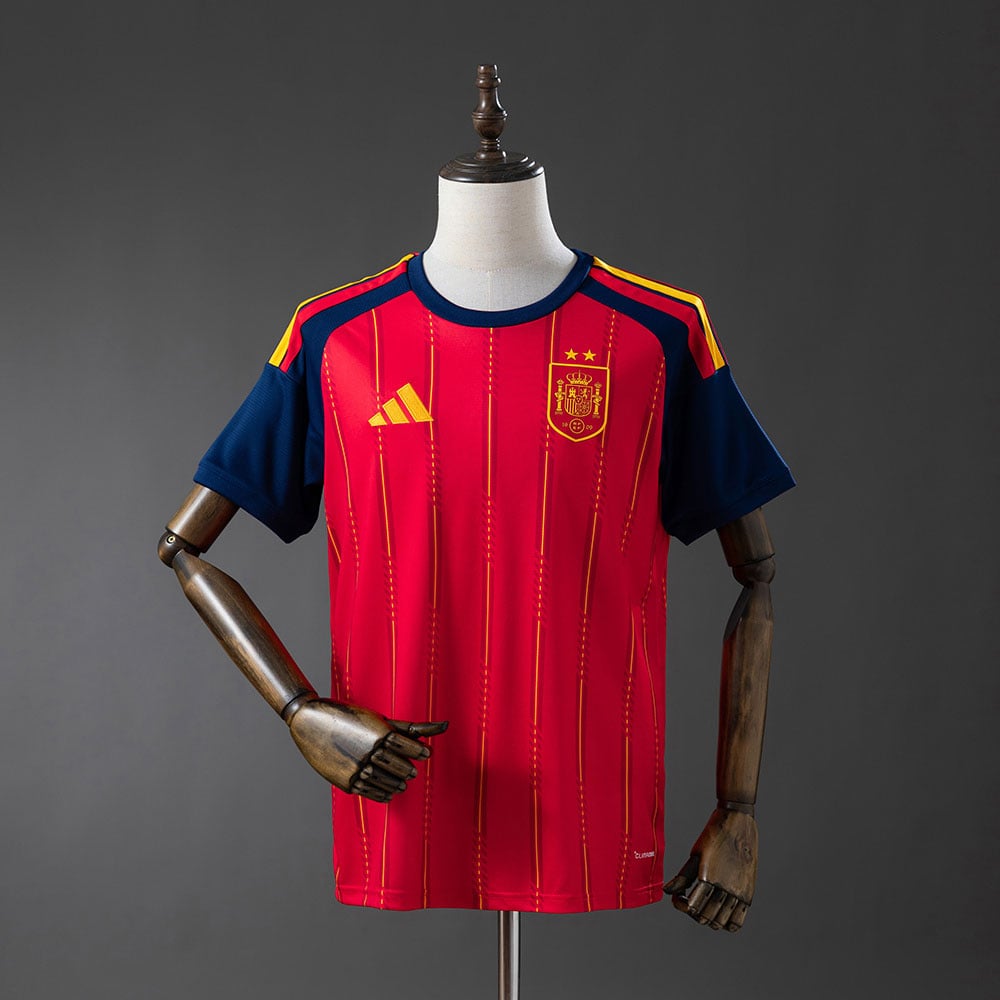 Camisola Espanha 2026 Principal Edição Campeão 2 Estrelas - Vista 1
