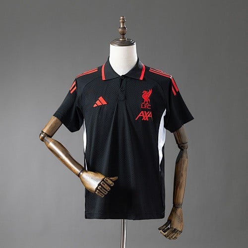 Polo preto Liverpool 2025/26 - Vista 1