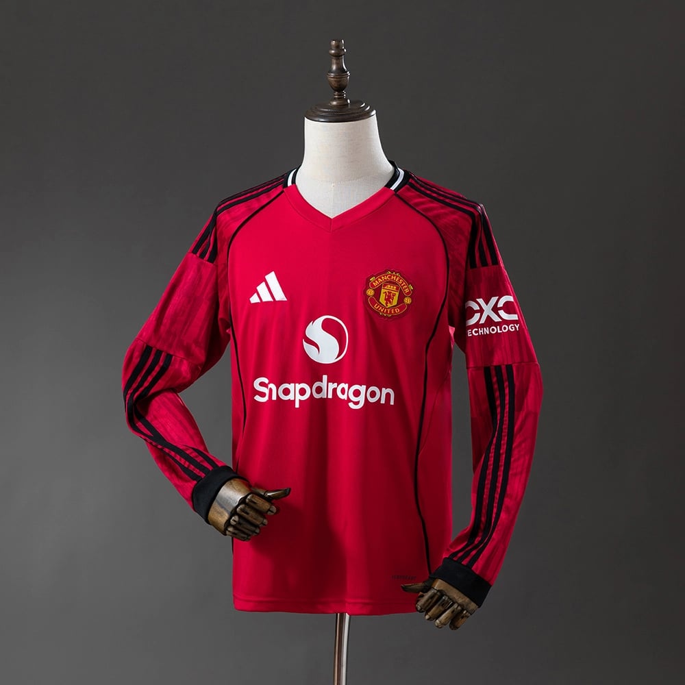 Camisola Manchester United Principal Manga Comprida 25/26 - Vista 1