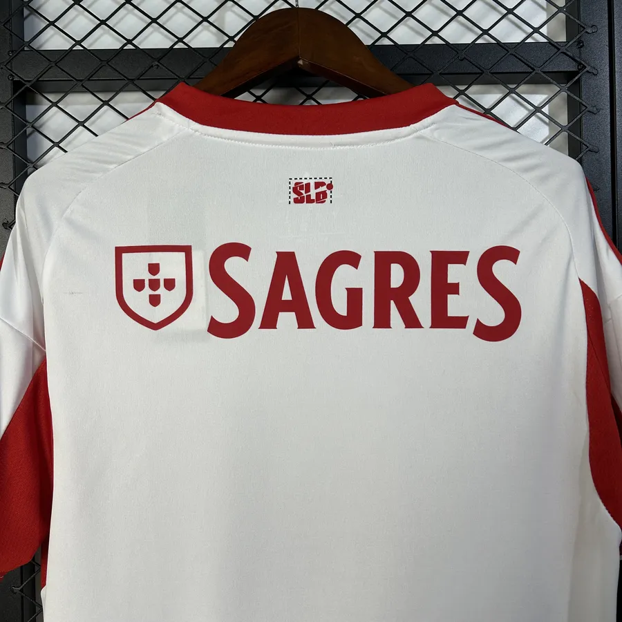 SL Benfica 2025/26 White Away Jersey - Vista 6