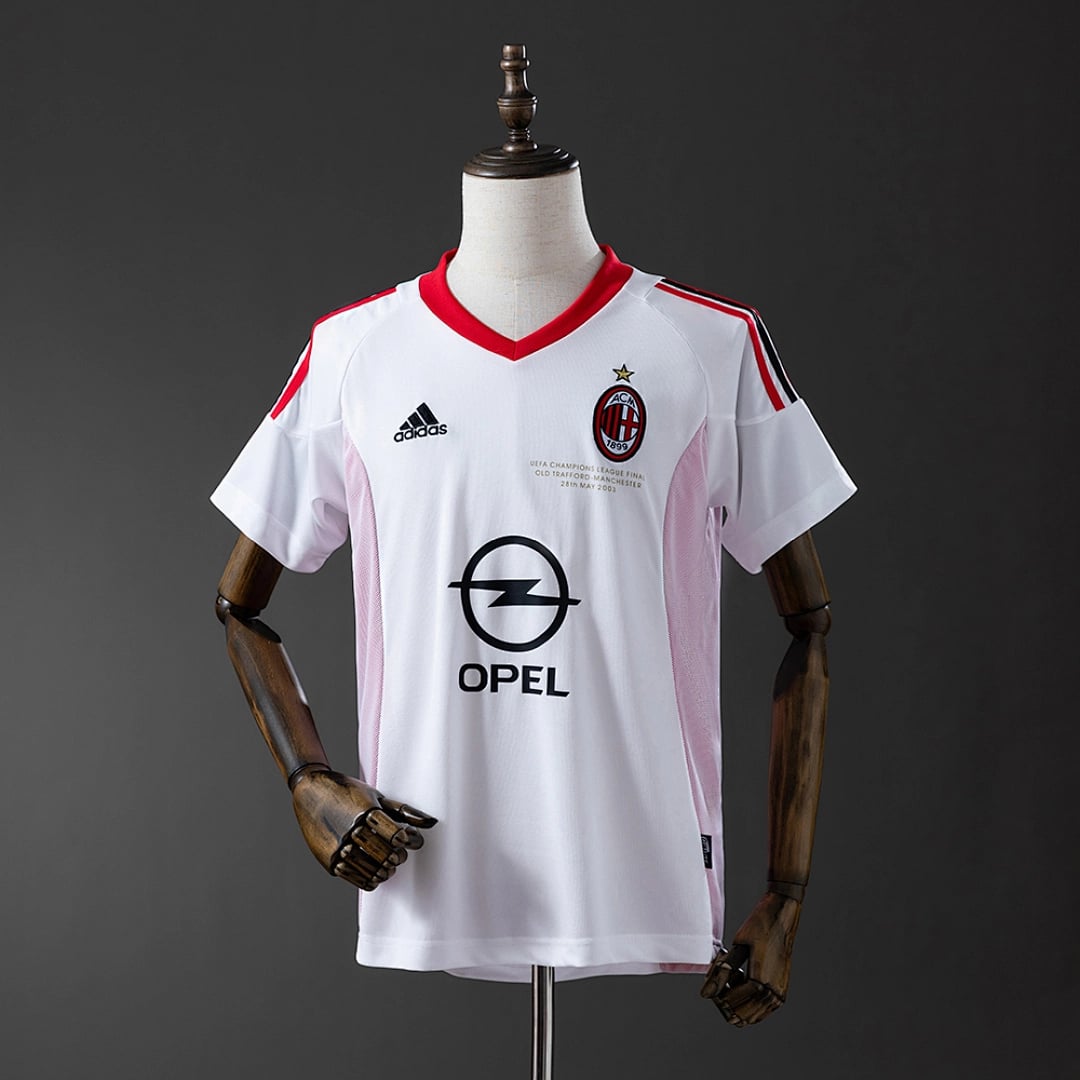 Camisola Alternativa do AC Milan 2002/2003 (Retro) - Vista 1