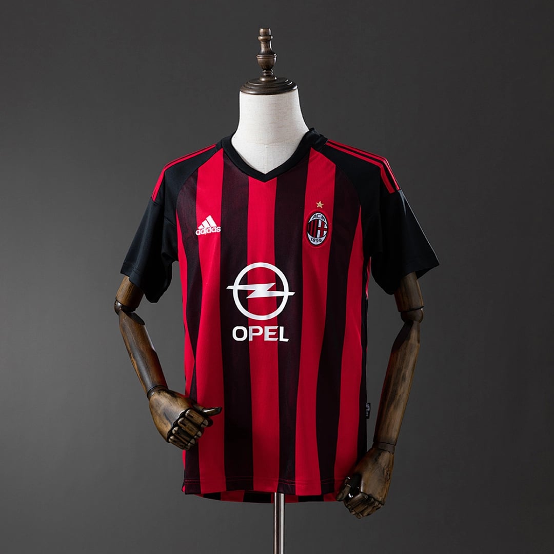 Camisola Principal do AC Milan 2002/2003 (Retro) - Vista 1