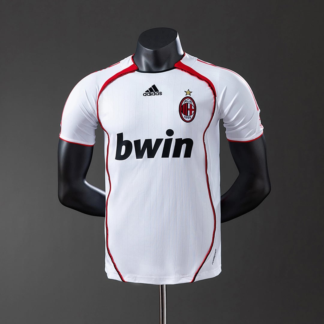 Camisola Alternativa do AC Milan 2006/2007 (Retro, Versao Jogador) - Vista 1