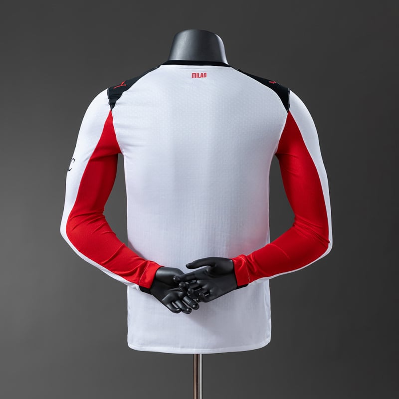 Milan 25/26 Away manga-longa versão jogador - Vista 2