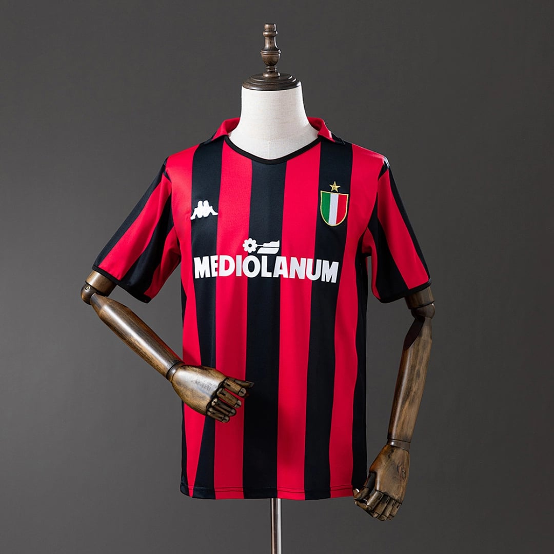 Camisola Principal do AC Milan 1988/1989 (Retro) - Vista 1
