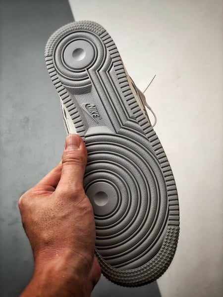 ASSC x Air Force 1 Low Mescla Branco e Cinza - Vista 4