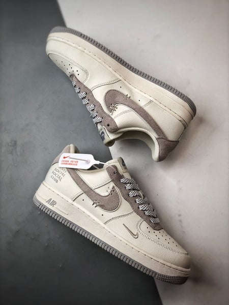 ASSC x Air Force 1 Low Mescla Branco e Cinza - Vista 6