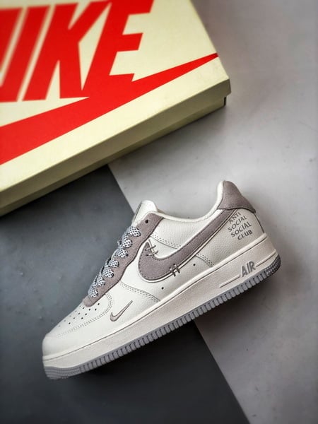 ASSC x Air Force 1 Low Mescla Branco e Cinza - Vista 8