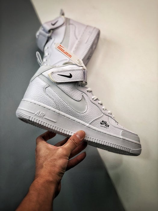 Air Force 107 Mid Branco Anjo 3M Reflexo - Vista 6