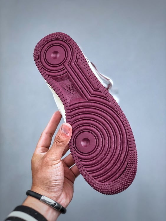 Air Force 107 Mid Vinho Perolado Pequeno Gancho - Vista 3