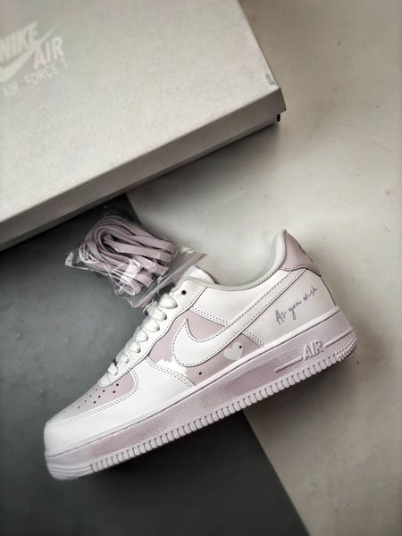 Air Force 1 '07 Love Branco e Roxo - Vista 8