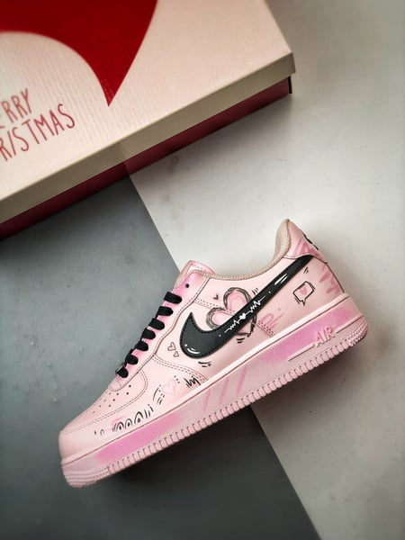 Air Force 1 '07 Low Qixi Limitado Rosa e Preto - Vista 8