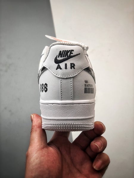 Air Force 1 '07 Low Internet Branco e Preto Graffiti - Vista 3