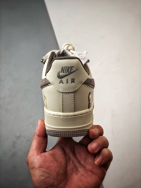 Air Force 1 '07 Low Capibara Mescla Branco e Marrom - Vista 3