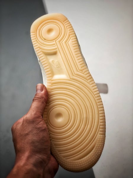 Air Force 1 '07 Low Aniversário Creme e Azul - Vista 4