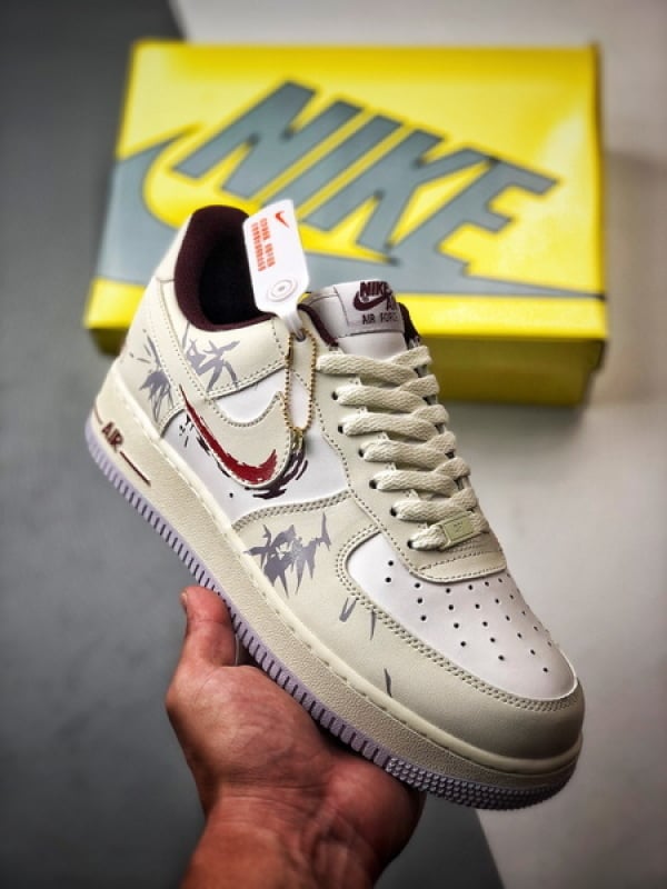 Air Force 1 '07 Low Estilo Chinês Bamboo Bege - Vista 1