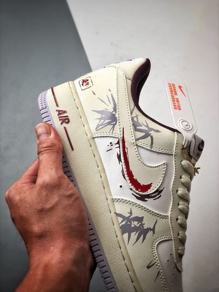 Air Force 1 '07 Low Estilo Chinês Bamboo Bege - Vista 2