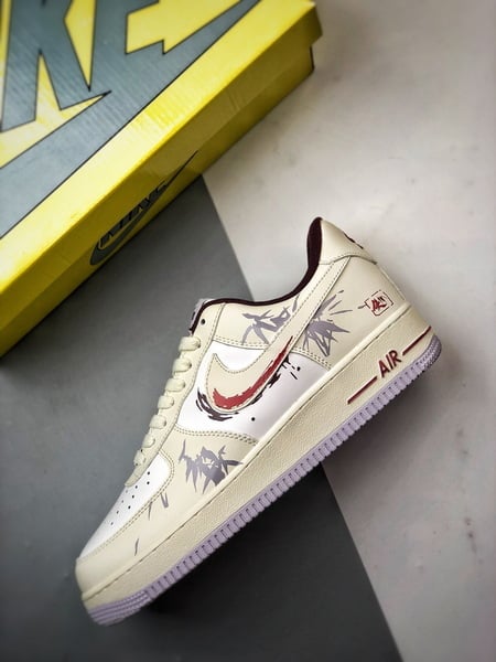 Air Force 1 '07 Low Estilo Chinês Bamboo Bege - Vista 8