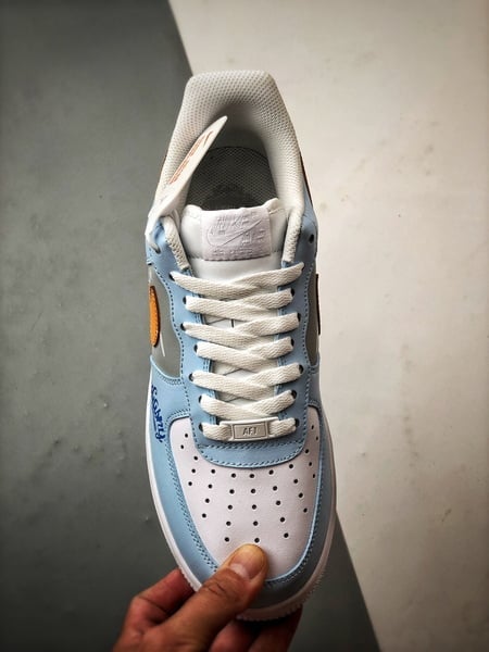 Air Force 1 '07 Low Urso Branco, Azul e Laranja - Vista 9