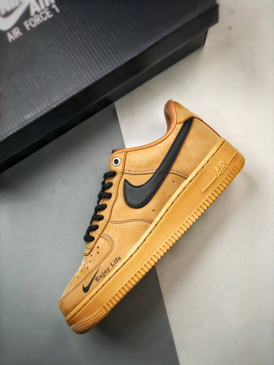 Air Force 1 '07 Low Trigo, Castanho e Preto - Vista 8