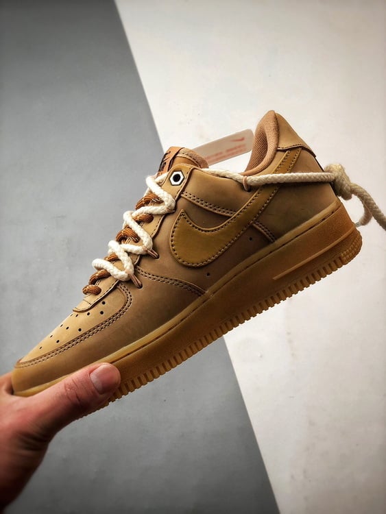 Air Force 1 '07 Low Trigo Desconstruído com Tiras - Vista 5