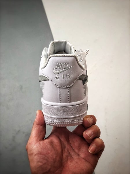 Air Force 1 '07 Low Hook Rutura Branco, Cinza e Preto - Vista 3