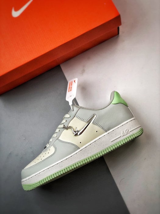 Air Force 1 '07 Low Cinzento Verde Metal Pequeno Gancho - Vista 8