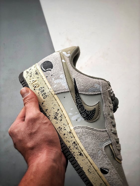 Air Force 1 '07 Low Cinzento Biscoito de Leite - Vista 2